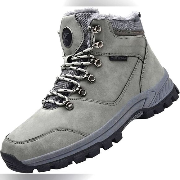 (79-1823) Mens Womens Winter Snow Boots Warm Waterproof Non Slip Sz 36 (6.5W-5M) - Picture 1 of 12
